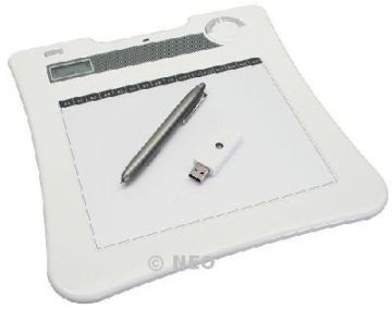PERIXX Grafik-Tablet PERITAB-701 Funk USB weiss - 