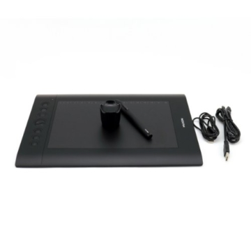 Huion H610 Pro 5080LPI 8 Express Keys 16 Soft-Tasten Grafiktablett inkl. Huion P80 Aufladbarer Stift - 