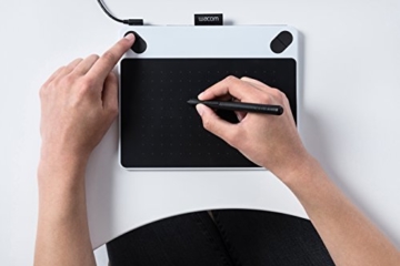 Wacom CTL-490DW-S Intuos Draw Stift-Tablett S (inklusive Softwaredownload von ArtRage Lite) weiß - 
