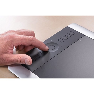 Wacom PTH-651S-DEIT Intuos Pro Grafik-Tablett inkl. Wireless Kit (Special Edition Größe M, für DE/IT) schwarz - 